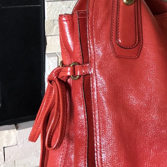 Coach Tote Bag Poppy Color Like New - Picture 5 of 8